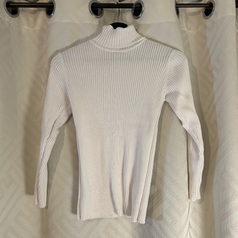 Classic White Turtleneck
